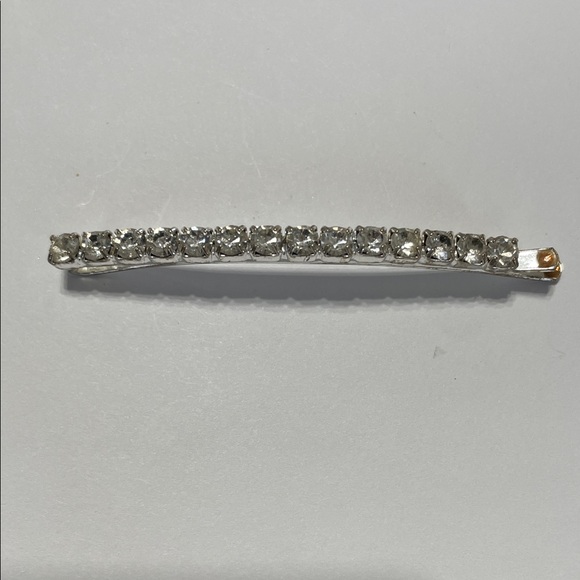 Hair Clip - Silver Rhinestone - Picture 1 of 2